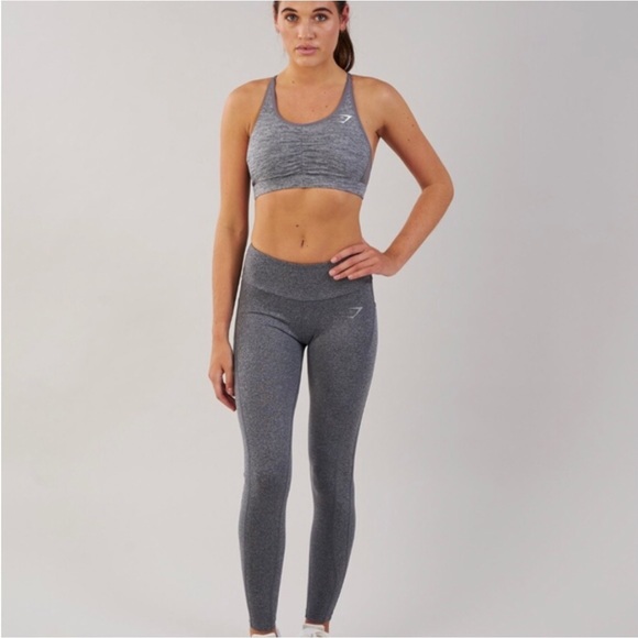 Dark gray Gymshark leggings. Worn once - Picture 8 of 9